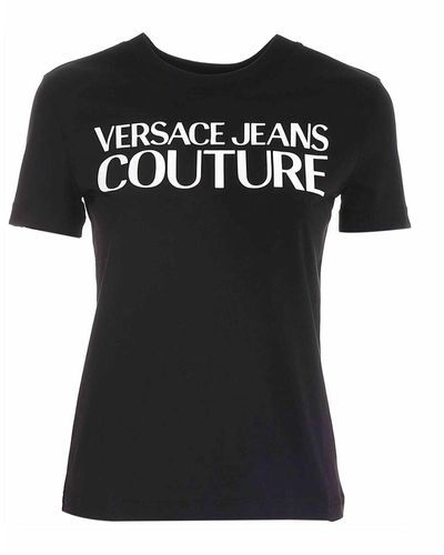 Versace Logo rubber t-shirt - Nero