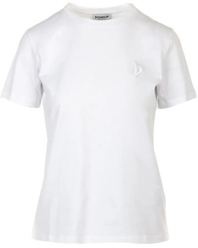Dondup Top bianca t-shirt - Bianco