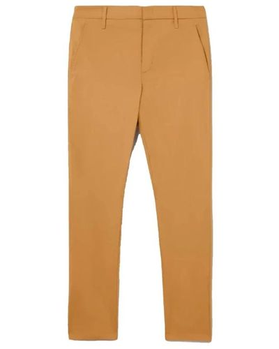 Dondup Trousers > cropped trousers - Marron