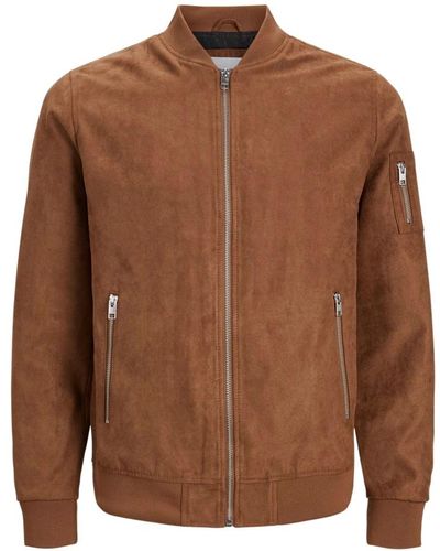 Jack & Jones Rocky bomberjacke - Braun