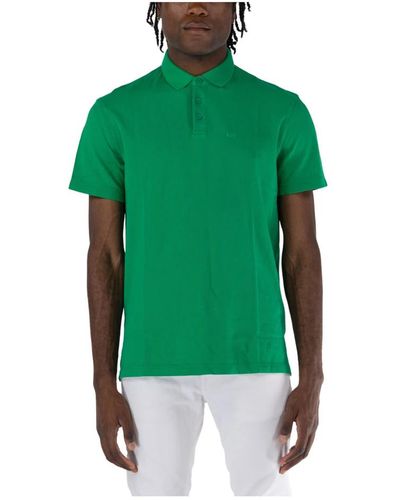 Armani Exchange Stein piquet polo shirt,stylisches polo-shirt - Grün