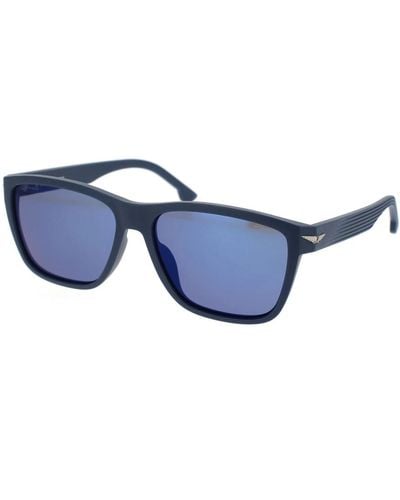 Police Quadratische stil sonnenbrille tailwind 3 splb38e 6qsp polarisiert - Blau