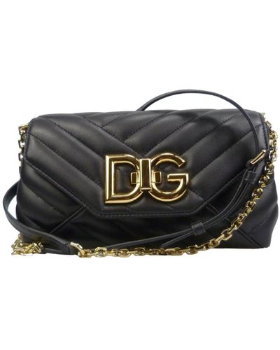 Dolce & Gabbana Schwarze taschen für modebegeisterte