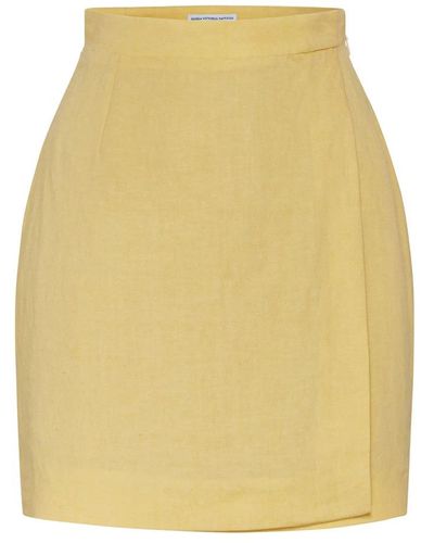 MVP WARDROBE Short Skirts - Yellow
