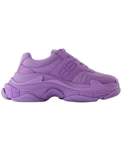Balenciaga Violet-lilac triple s sneakers - Morado