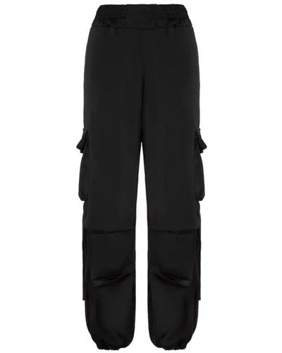 DISCLAIMER Straight Trousers - Black
