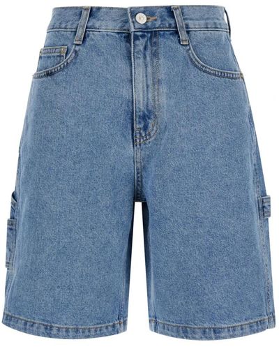DUNST Denim shorts - Blu