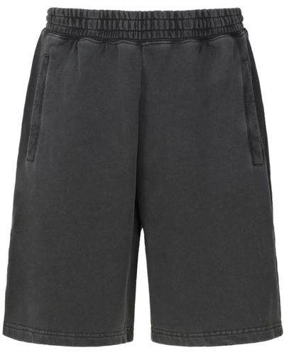 Carhartt Kohle baumwolle elastische taille shorts - Grau