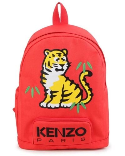 KENZO Backpacks - Rosso