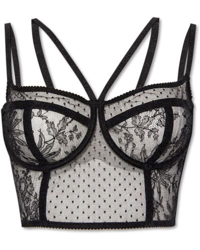 Dolce & Gabbana Lingerie bustier - Negro