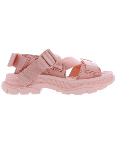 Alexander McQueen Flache Sandalen - Pink