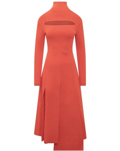 A.W.A.K.E. MODE Dresses > day dresses > knitted dresses - Rouge