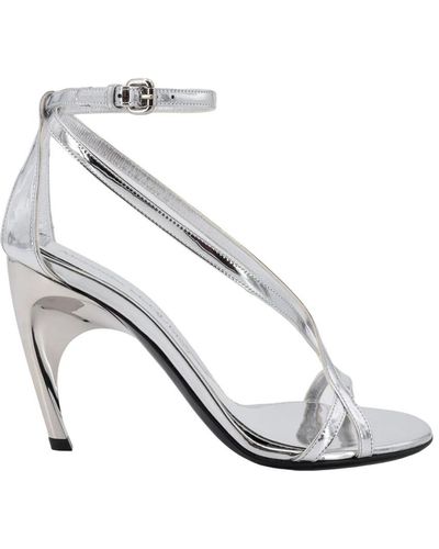 Alexander McQueen High Heel Sandals - White