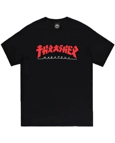 Thrasher T-shirts - Noir