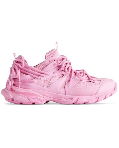 Balenciaga Rosa sneakers panel design schnürung - Pink