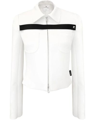 Courreges Light jackets - Bianco