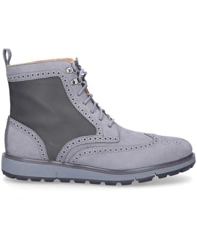 Swims Lace-Up Boots - Grey