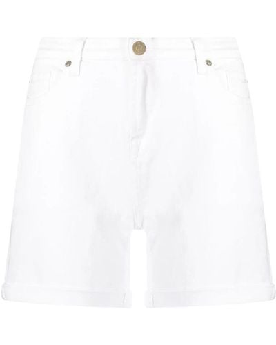 7 For All Mankind Denim Shorts - White