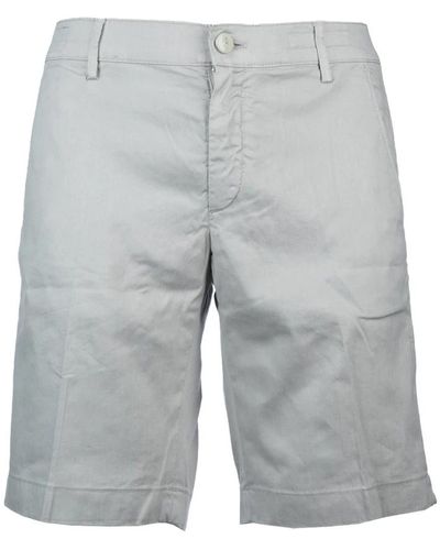Hand Picked Stylische bermuda shorts für den sommer - Grau