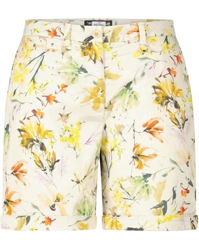 Mason's Blumenprint shorts - Gelb