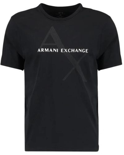 Armani Exchange Schwarzes total t-shirt
