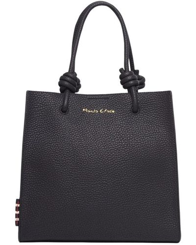 Manila Grace Tote Bags - Black