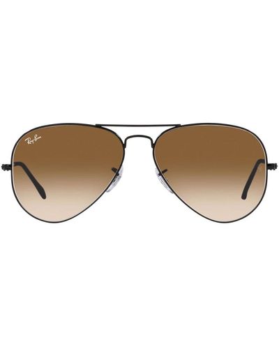 Ray-Ban Iconici occhiali da sole aviator - Marrone