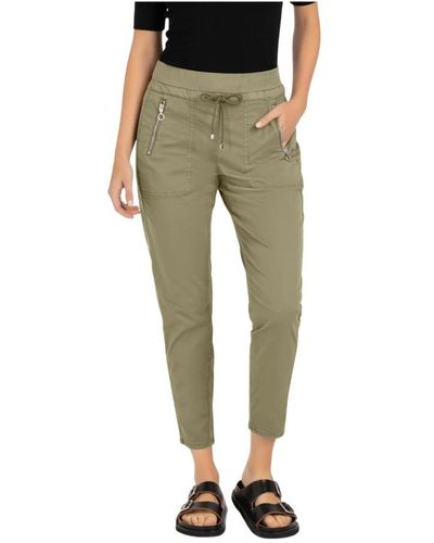 M·a·c Cropped Trousers - Green