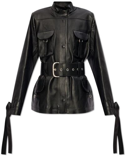 Off-White c/o Virgil Abloh Jackets > leather jackets - Noir