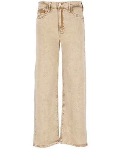 Mother Straight Jeans - Natural