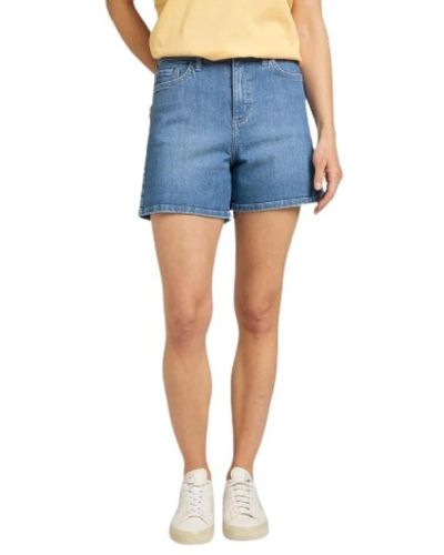 Lee Jeans Shorts > denim shorts - Bleu