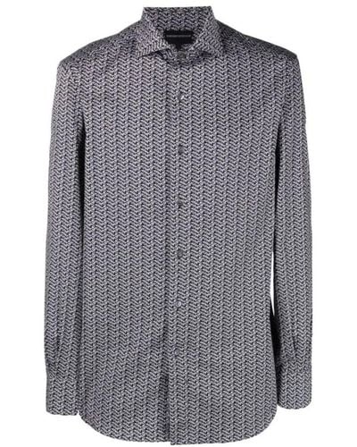Emporio Armani Casual Shirts - Gray