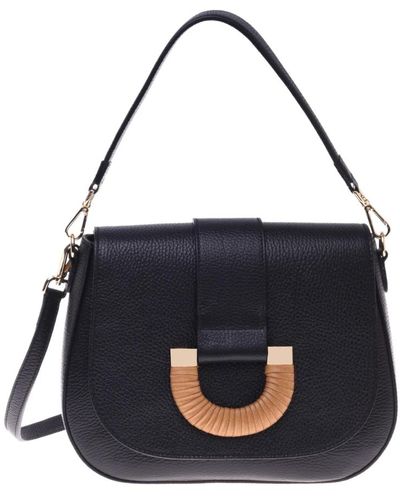 Baldinini Handbag in tumbled leather - Blau