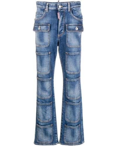 DSquared² Flared Jeans - Blue