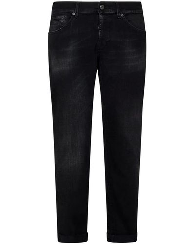 Dondup Jeans neri in denim elasticizzato skinny-fit - Blu