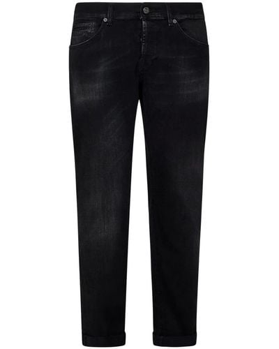 Dondup Schwarze skinny-fit stretch denim jeans - Blau