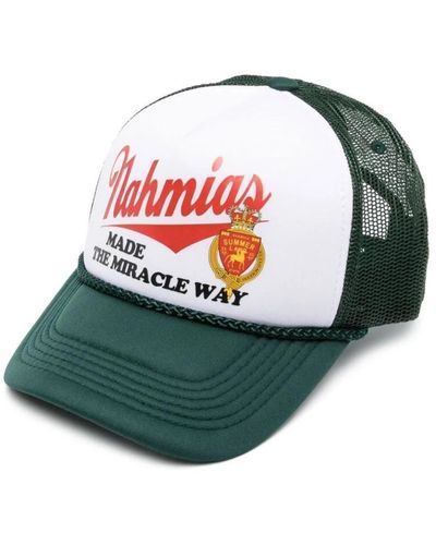 NAHMIAS Trucker cap mit grafikdruck - Grün