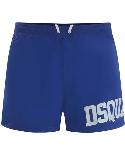 DSquared² Blaue meereskleidung boxer midi