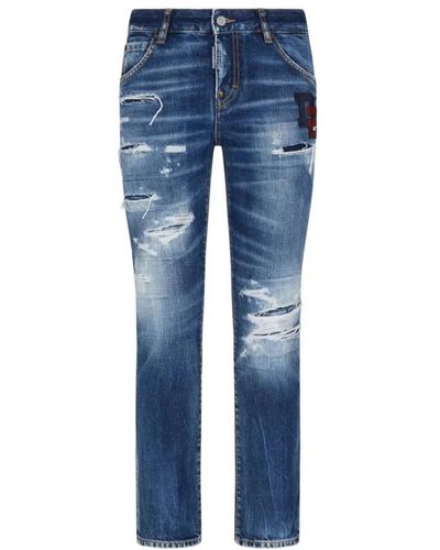 DSquared² Marineblaue cool girl jeans