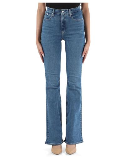 Calvin Klein Boot-Cut Jeans - Blue