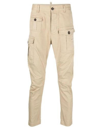 DSquared² Sexy Cargo Pants - Natural