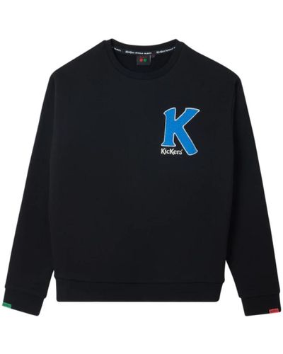 Kickers Big k sweater lifestyle cotone felpa - Blu