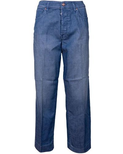 Don The Fuller Jeans > straight jeans - Bleu
