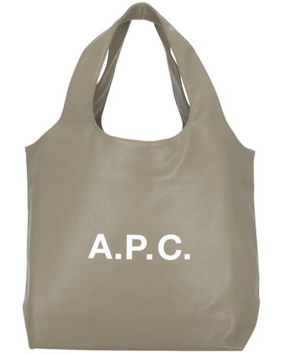 A.P.C. Tote bags - Grau