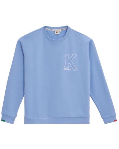 Kickers Big k sweater lifestyle baumwolle sweatshirt - Blau