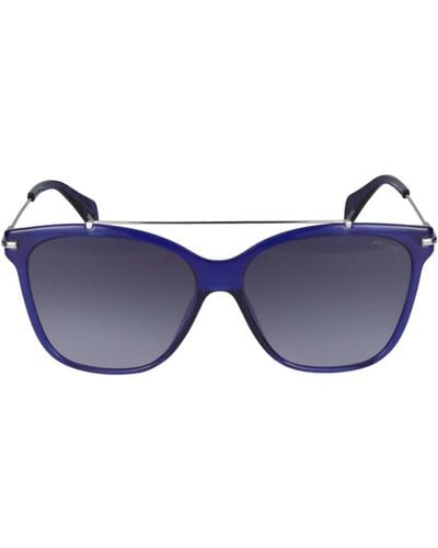 Police Stylische sonnenbrille spl404 - Blau