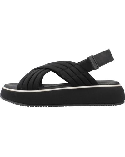 Gioseppo Stilvolle flache sandalen für frauen - Schwarz