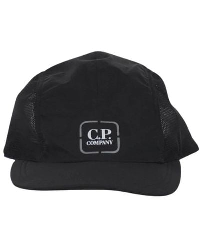 C.P. Company Caps - Black