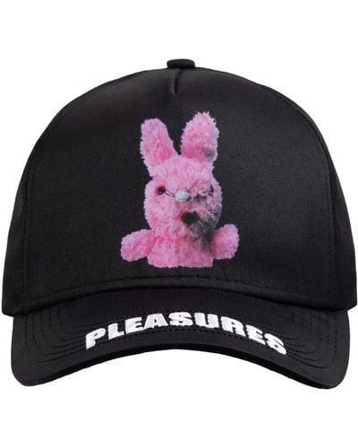 Pleasures Bunny snapback cap mit logo-print - Schwarz