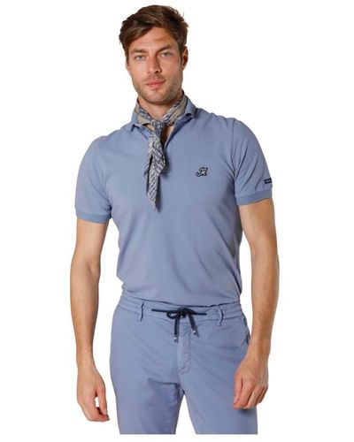 Mason's Tops > polo shirts - Bleu
